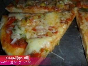 بيتزا سهلة وسريعة بالصور8