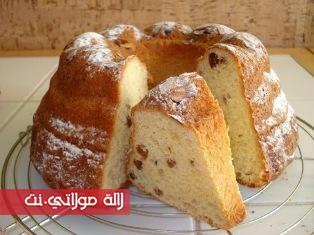 كيكة الخبز بالزبيب سهلة وصحية 5