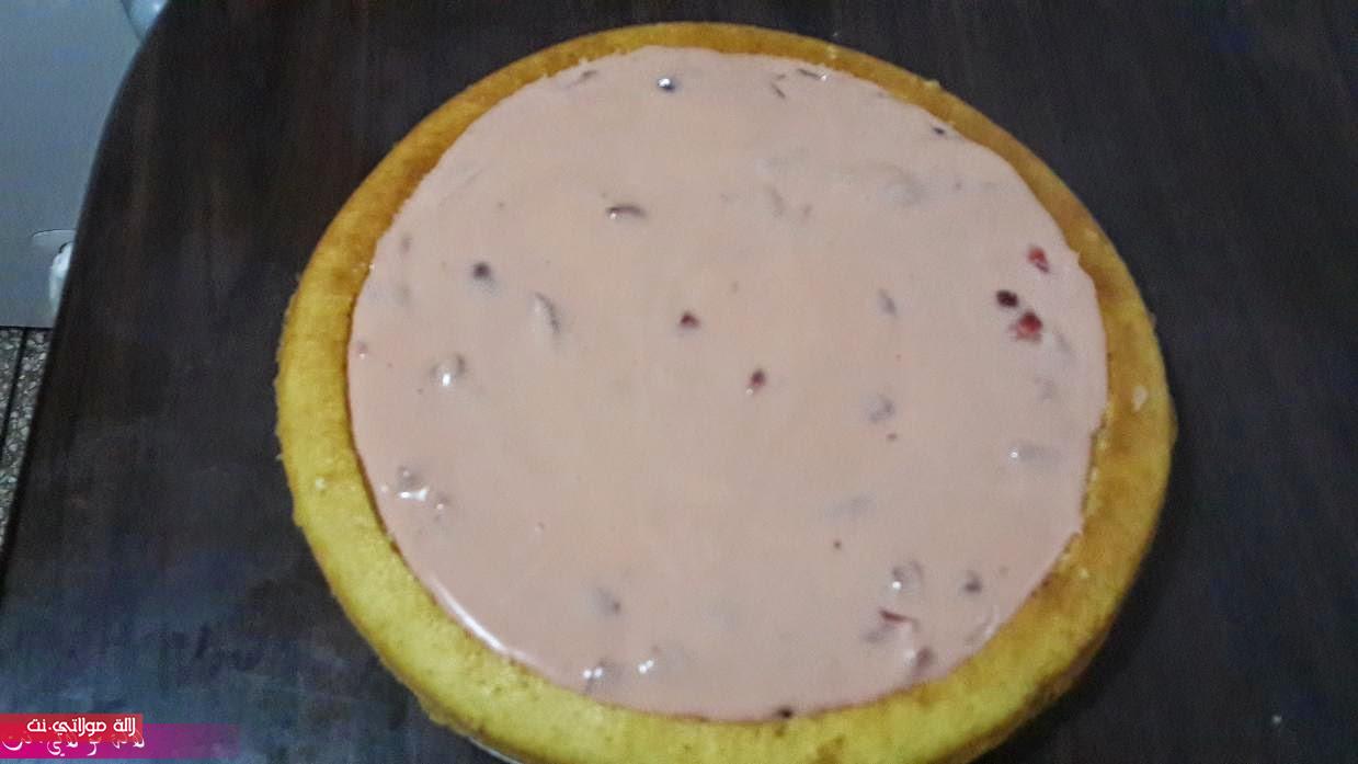 بالصور تحضير الطورطة المحشوة بالفريز