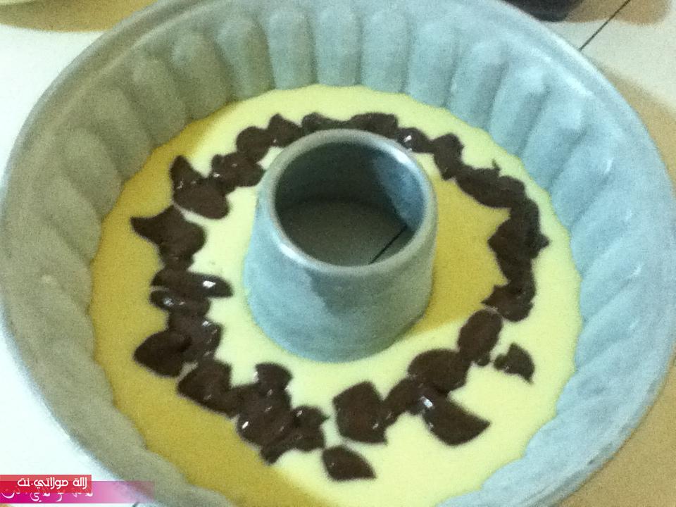 كيكة باللبن ودانيت