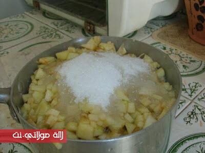 شنيك بالتفاح بالمراحل المصورة 3