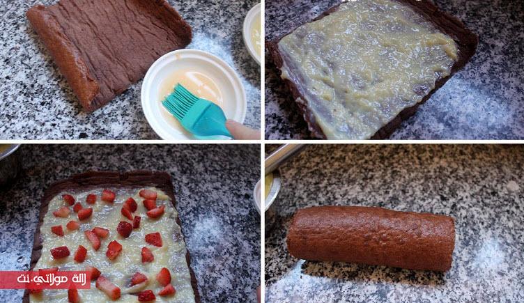 كيك رولي ساهل بالفريز7