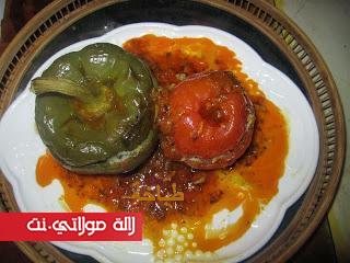 الفلفلة ومطيشة معمرين بالكفتة والروز بالخطوات المصورة