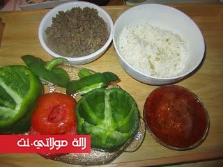 الفلفلة ومطيشة معمرين بالكفتة والروز بالخطوات المصورة1