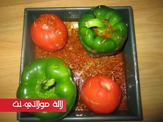 الفلفلة ومطيشة معمرين بالكفتة والروز بالخطوات المصورة4