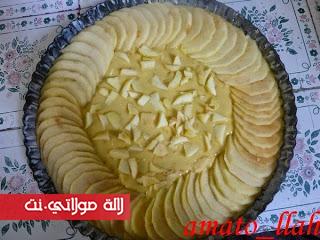  أسهل كيكة بالتفاح بالصور