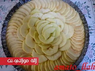  أسهل كيكة بالتفاح بالصور