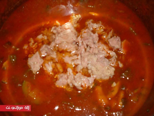 سباكيتي-بالخضار-الطون-6