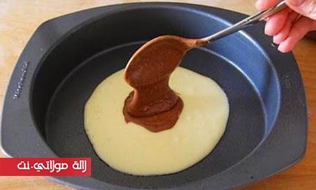 طريقة-تحضير-الكيكة-الرخامية-أو-المخططة-2