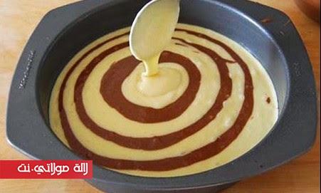 طريقة-تحضير-الكيكة-الرخامية-أو-المخططة-3