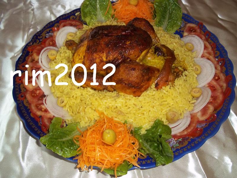 دجاج معمر في الفرن كايحمر الوجه قدام الضياف