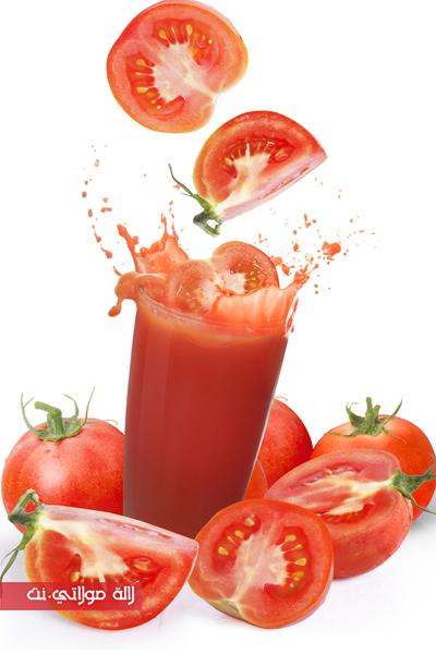 عصير الطماطم بالنعناع