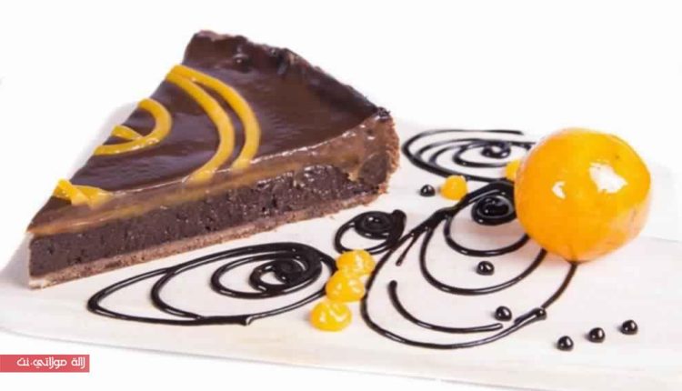تارت الشوكولاتة والبرتقال