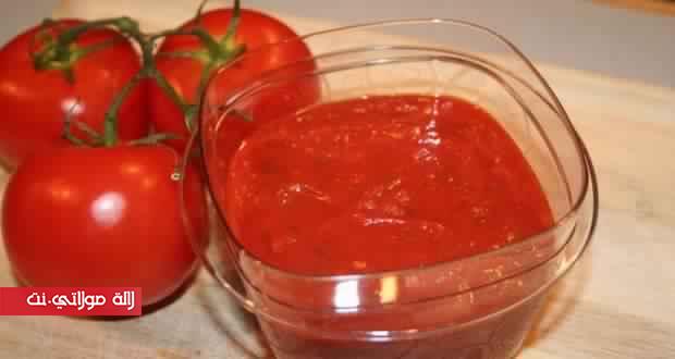 تحضير صلصة الطماطم المركزة المنزلية