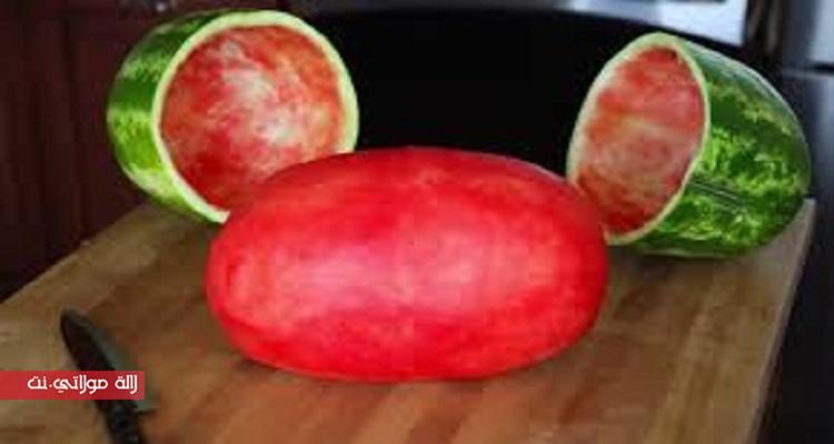 خدعة تقشير البطيخ بدون أي خدش