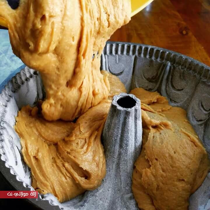 كيكة القهوة بالكراميل