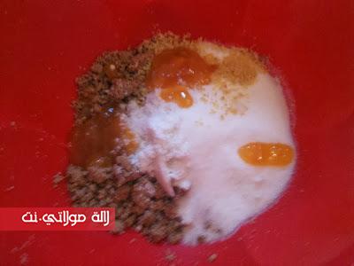 تحضير حلوة النخالة بالصور