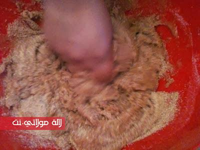 تحضير حلوة النخالة بالصور