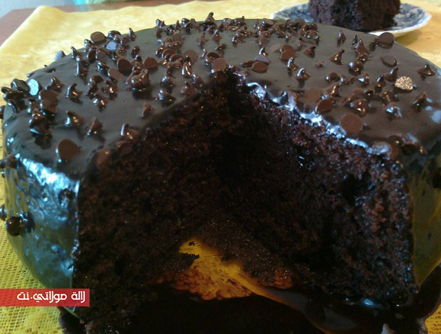  تحضير كيكة بالشكلاط ساهلة وكتجي لذيذة