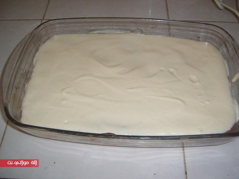 طريقة تحضير كيكة الطبقات بالشكلاط روعة بالصور