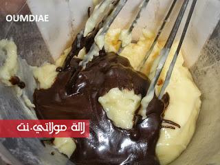 كيكة الشكلاط بالكريم باتسيير سهلة التحضير بالصور