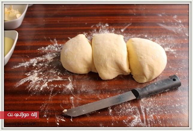 بريوش باللبن و الشكلاط كيجي هشيش ورائع بالصور