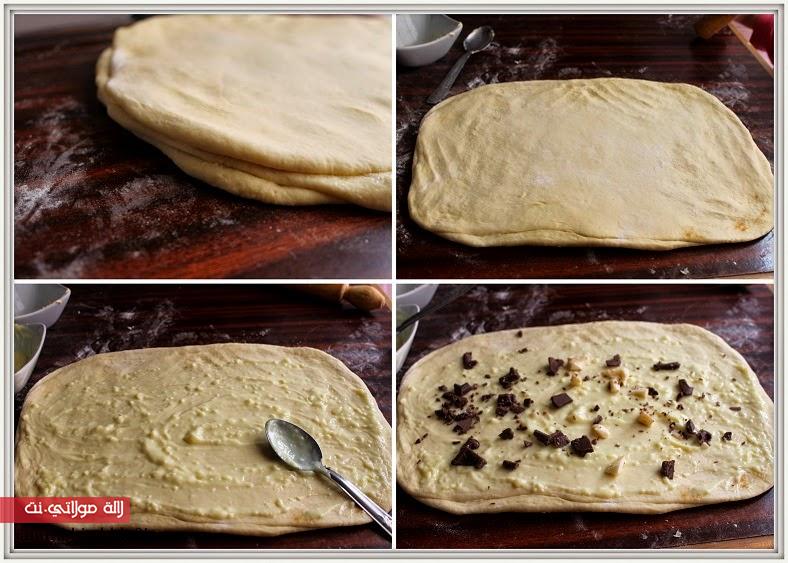 بريوش باللبن و الشكلاط كيجي هشيش ورائع بالصور