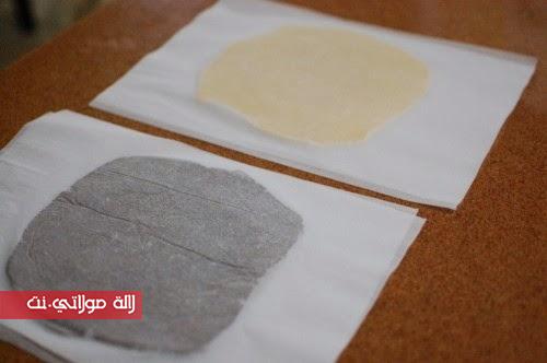   طريقة تحضير صابلي رولي بالكاكاو رائع بالصور