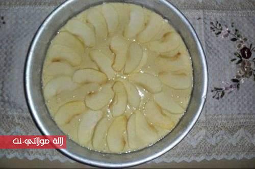 طريقة تحضير كيكة بالبرتقال والتفاح 
