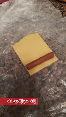 طريقة تحضير فقاص صغير بحشوة الكاوكاو بالصور