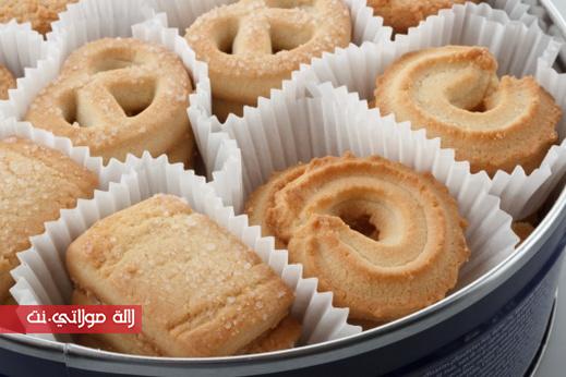 طريقة تحضير البسكويت الحلو سهل و رائع