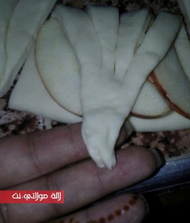  فطائر بالتفاح والكريم باتسيير 