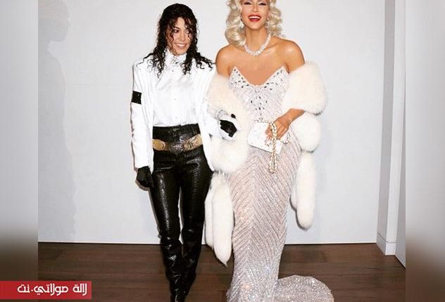 Kim Kardashian وKourtney Kardashian متنكّرتان بشخصيّتي Madonna وMichael Jackson